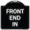 Signmission Designer Series Front End In, Black & White Heavy-Gauge Aluminum Sign, 18" x 18", BW-1818-23938 A-DES-BW-1818-23938 - alternate 1